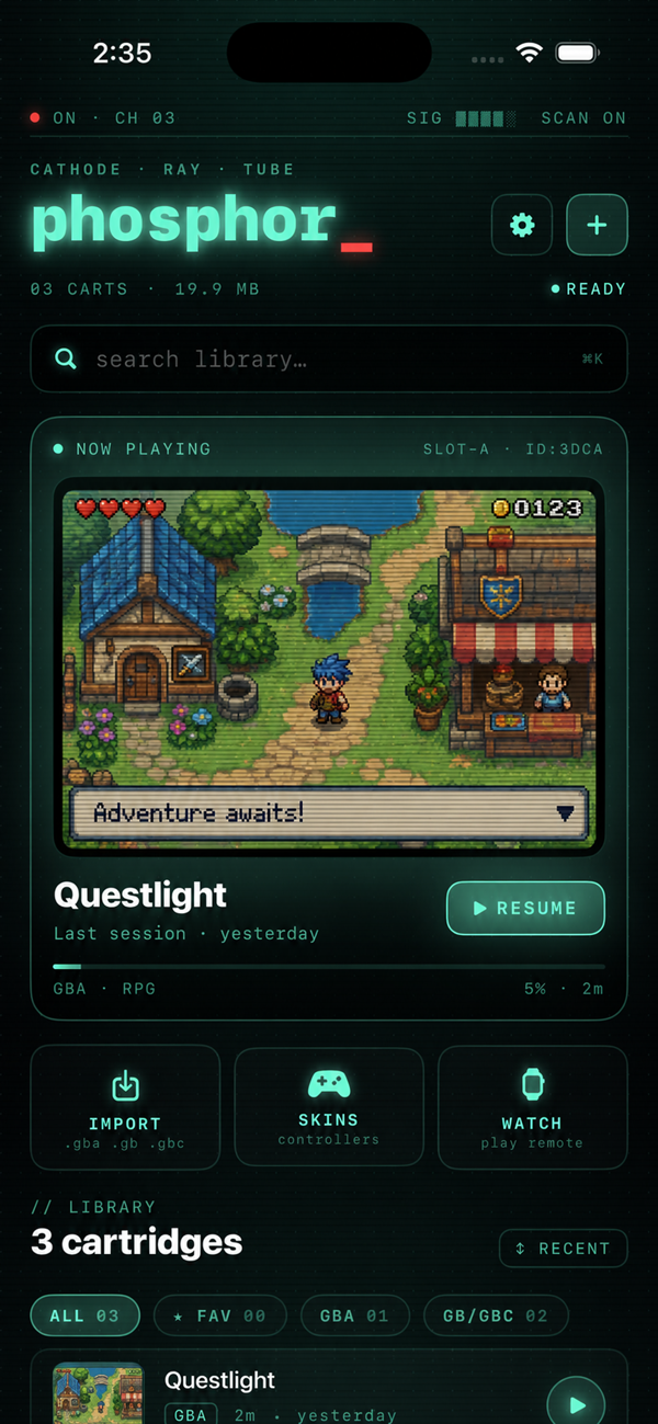 Phosphor screenshot 1