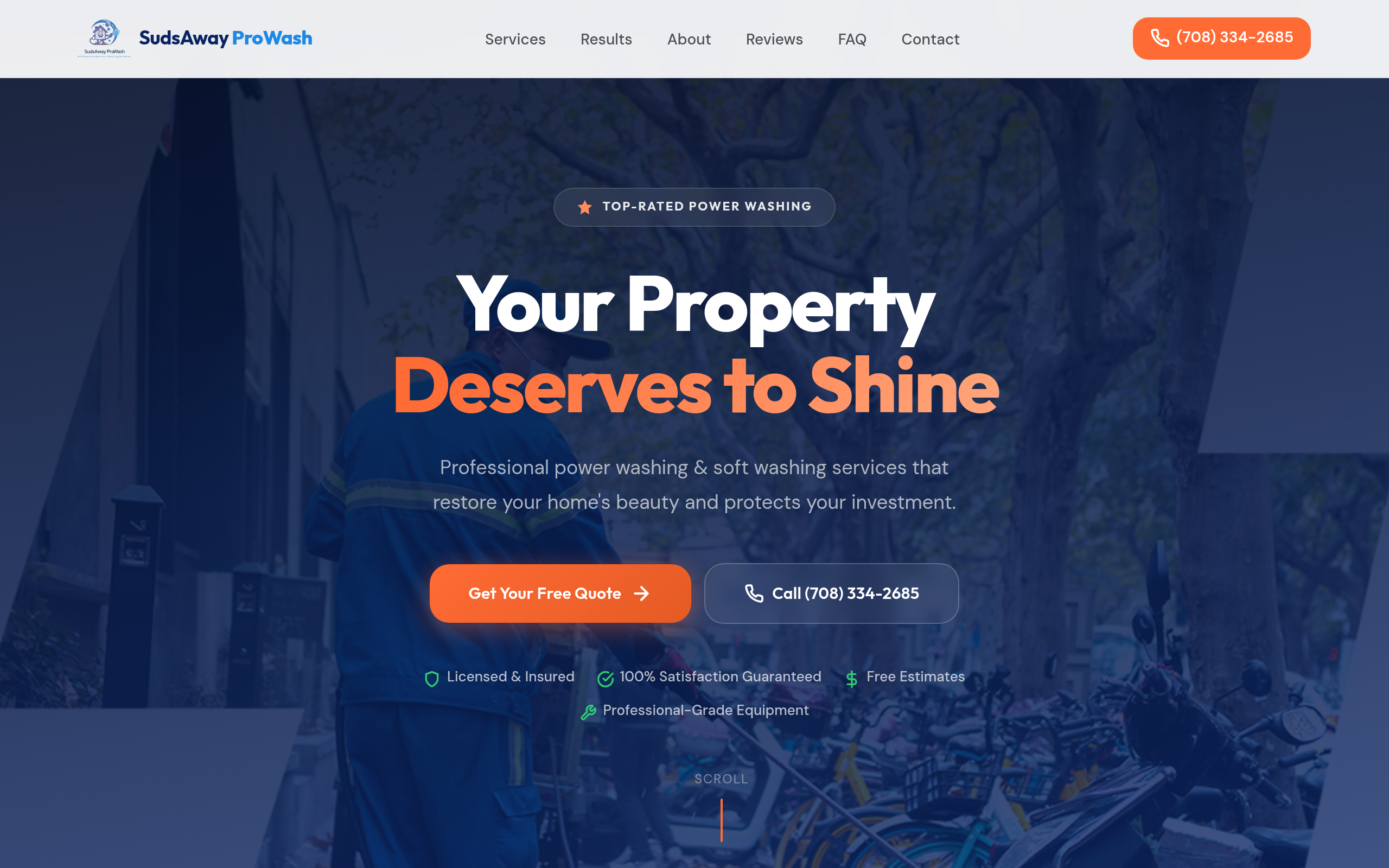SudsAway ProWash website
